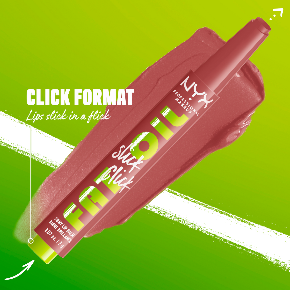 Fat Oil Slick Click Vegan Lip Balm - Caption This
