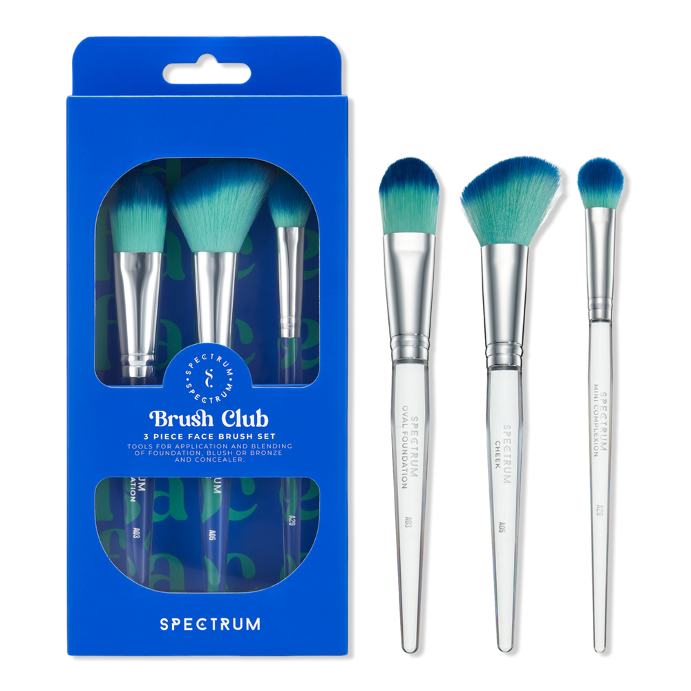 Spectrum Brush Club 3-piece Face Brush Set