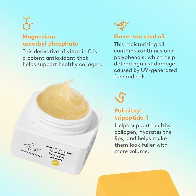 drunk elephant plump c lip mask Drunk Elephant - Plump-C Tripeptide Lippe Mask