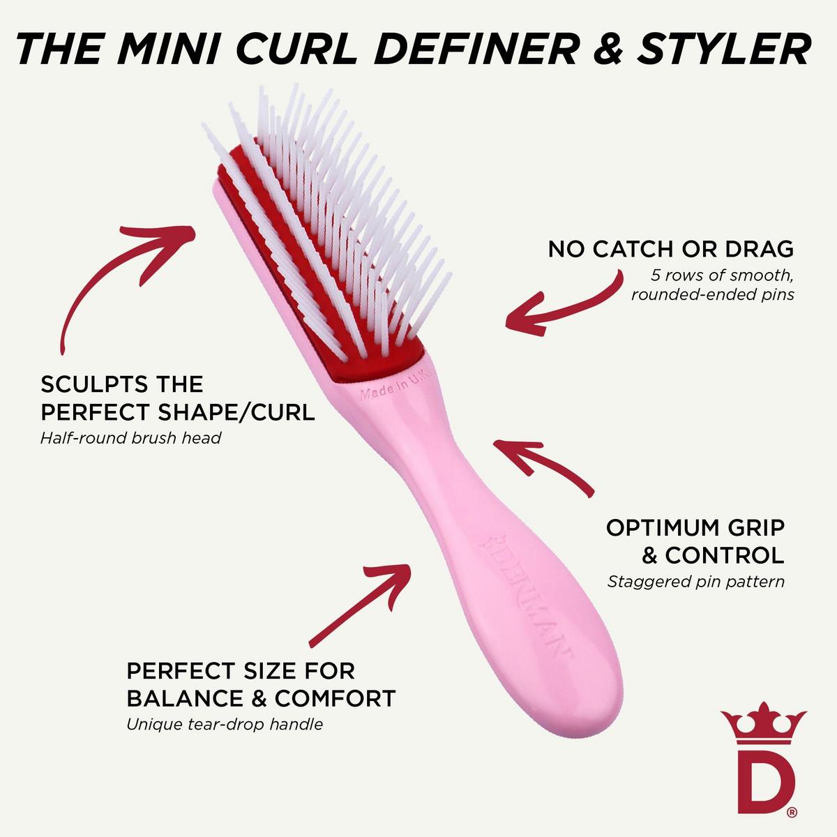 D14 Original Styler 5 Row - Pink