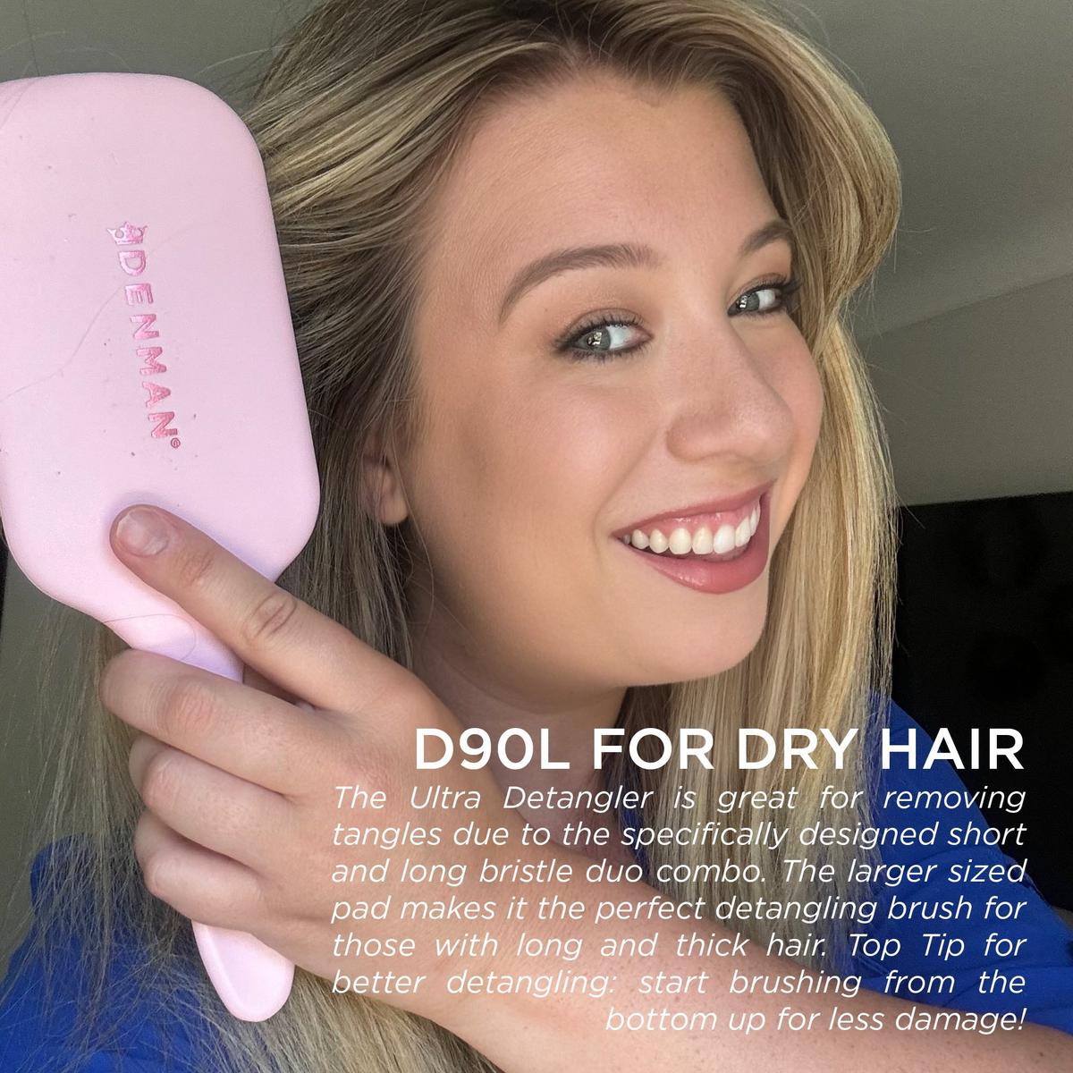 D90L Tangle Tamer Ultra Hairbrush - Pink