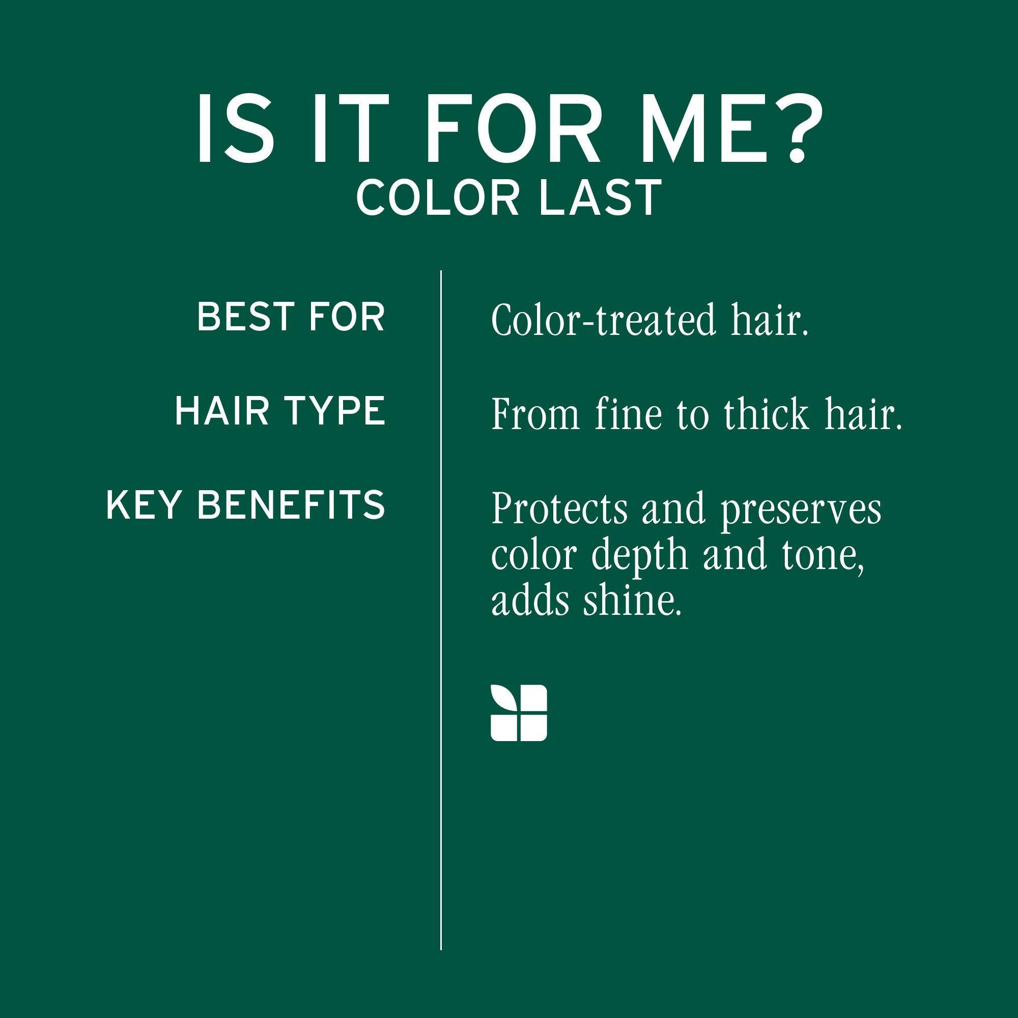 Фиолетовый шампунь для окрашенных волос Biolage Color Last — фото 4