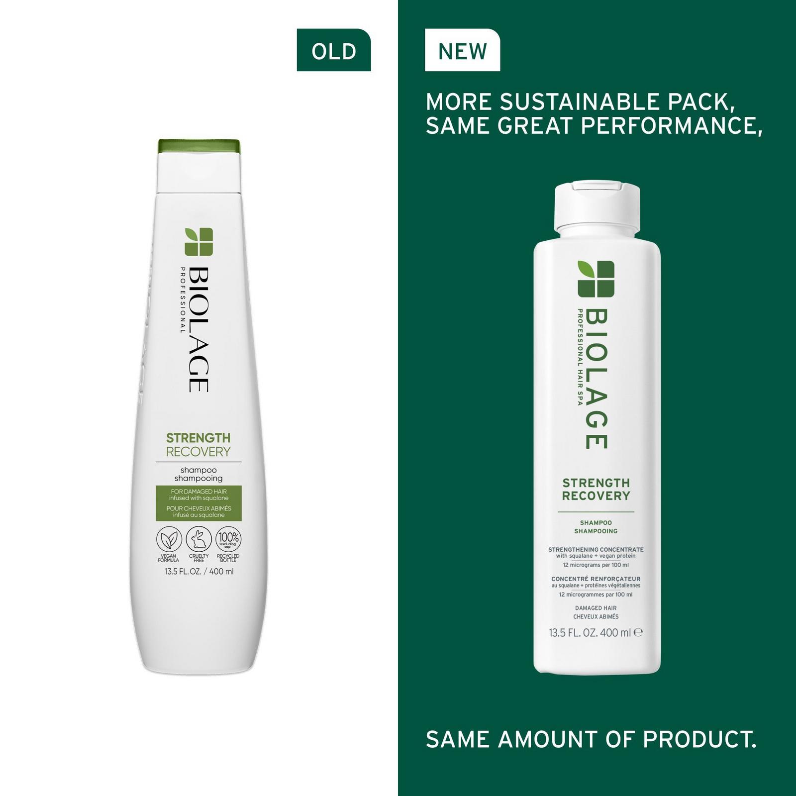 Strength Recovery Shampoo for Damaged Hair - 13.5 oz