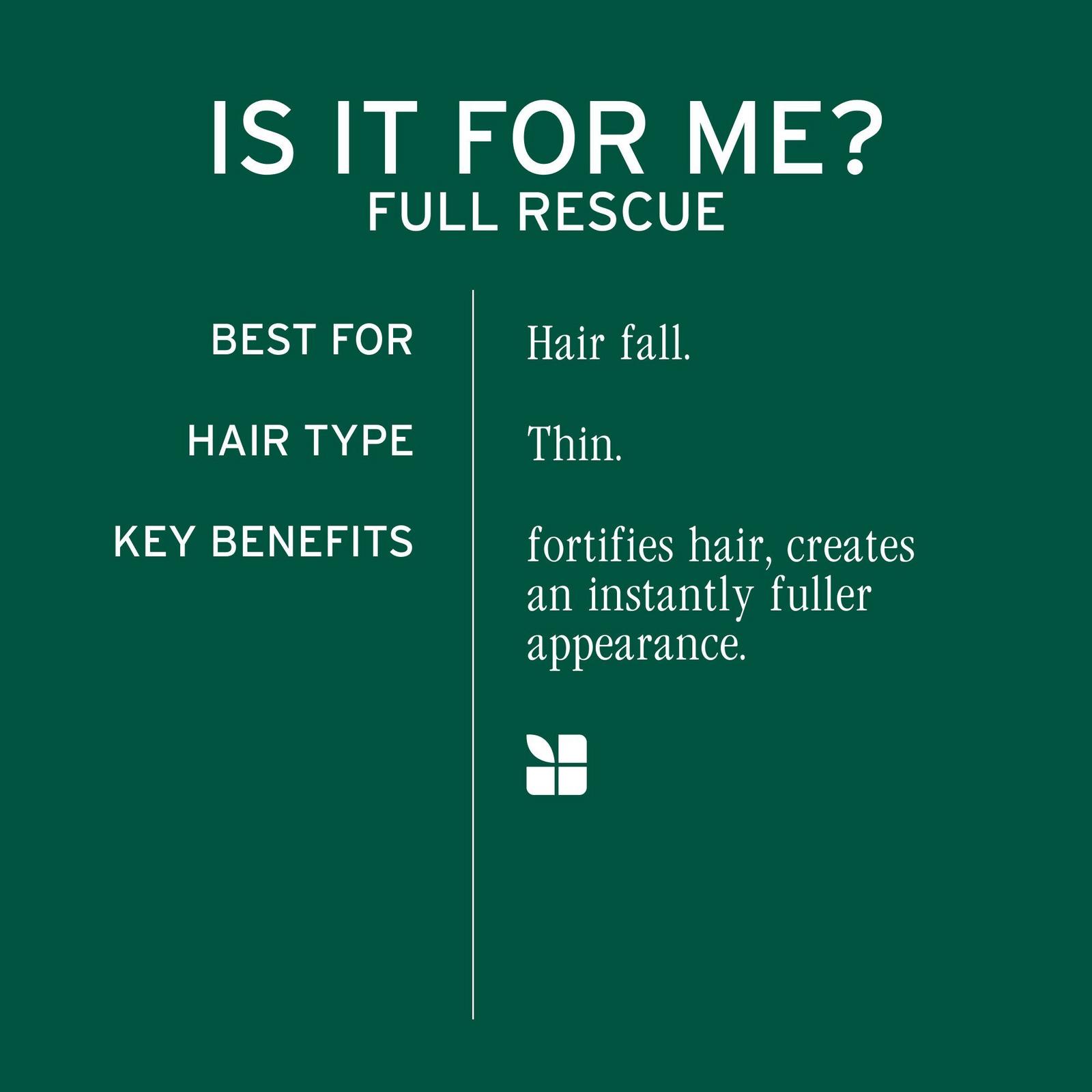 Full Rescue Shampoo for Thin Hair - 13.5 oz