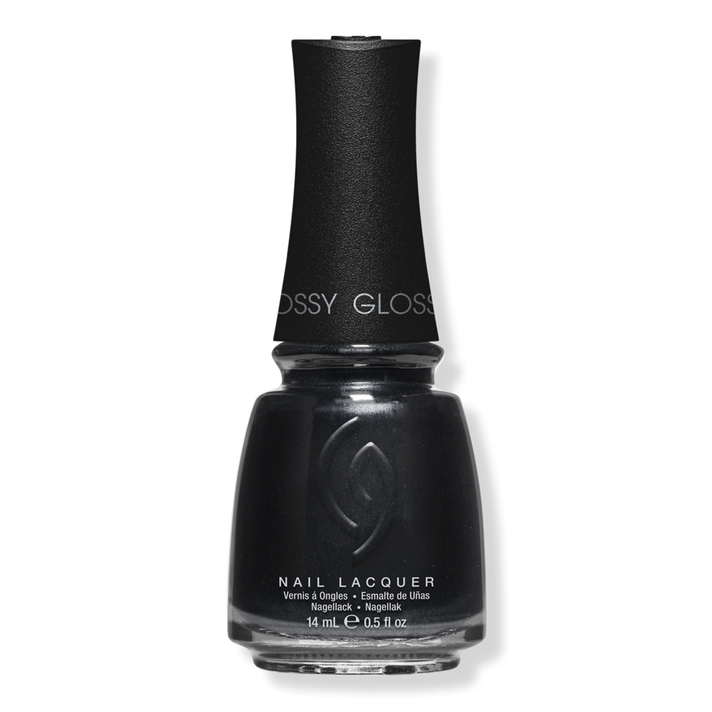 China Glaze Mega Pigment Nail Lacquer, Shimmers - Black Diamond