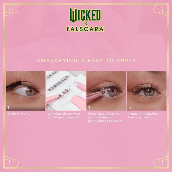 Kiss WICKED X FALSCARA False Eyelashes, Lash Extension Kit #8