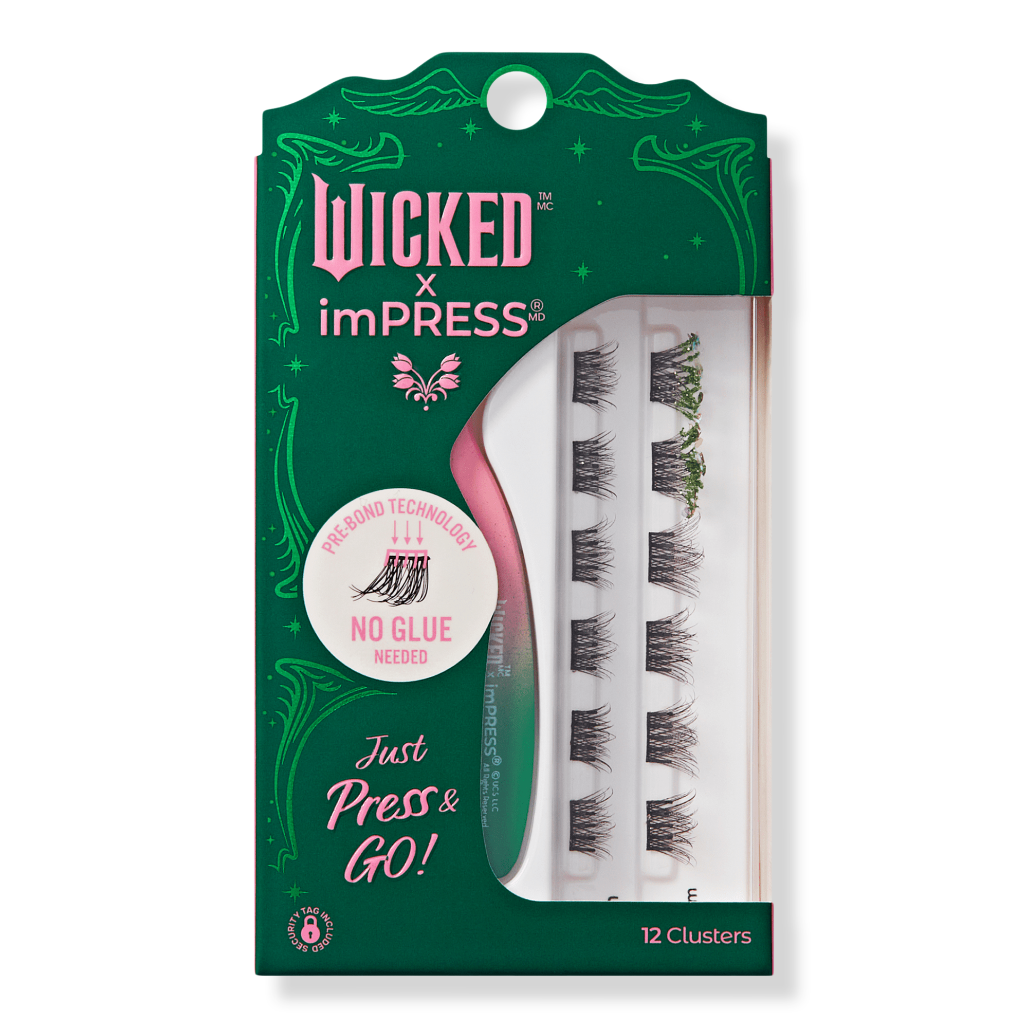 Kiss WICKED X imPRESS Self Adhesive Eyelash Clusters #1