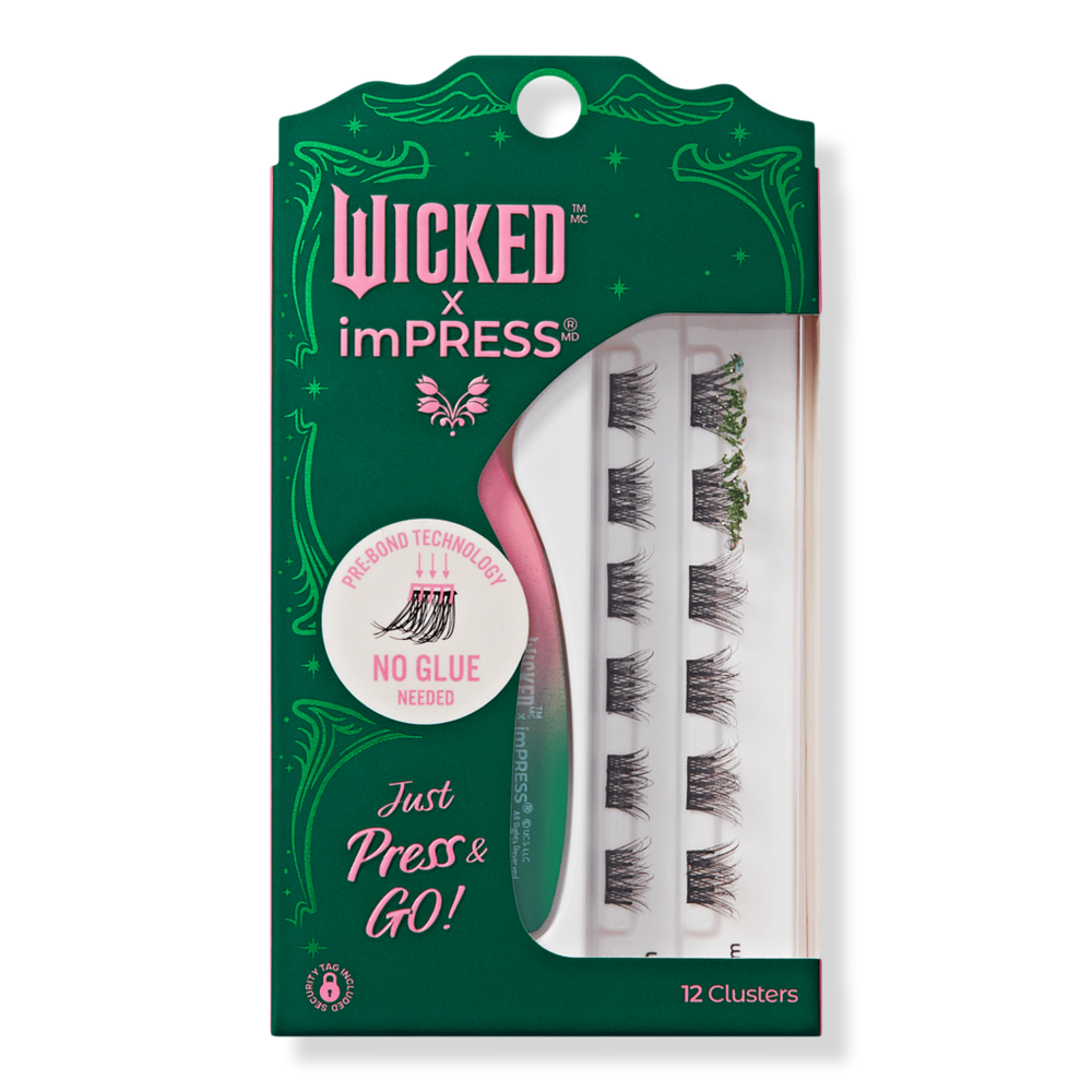 Kiss Wicked X Impress Self Adhesive Eyelash Clusters - Wickedly Beautiful