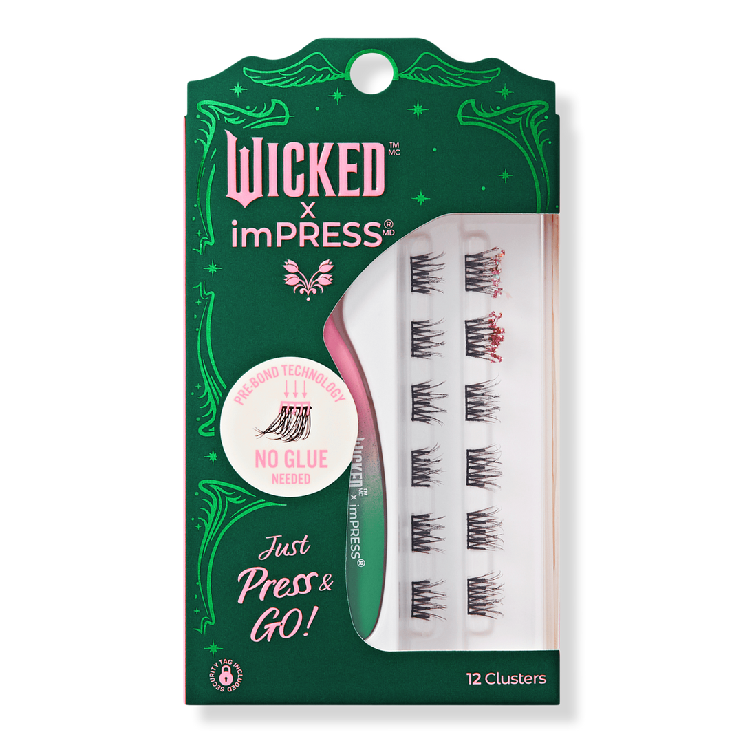 Kiss WICKED X imPRESS Self Adhesive Eyelash Clusters #1