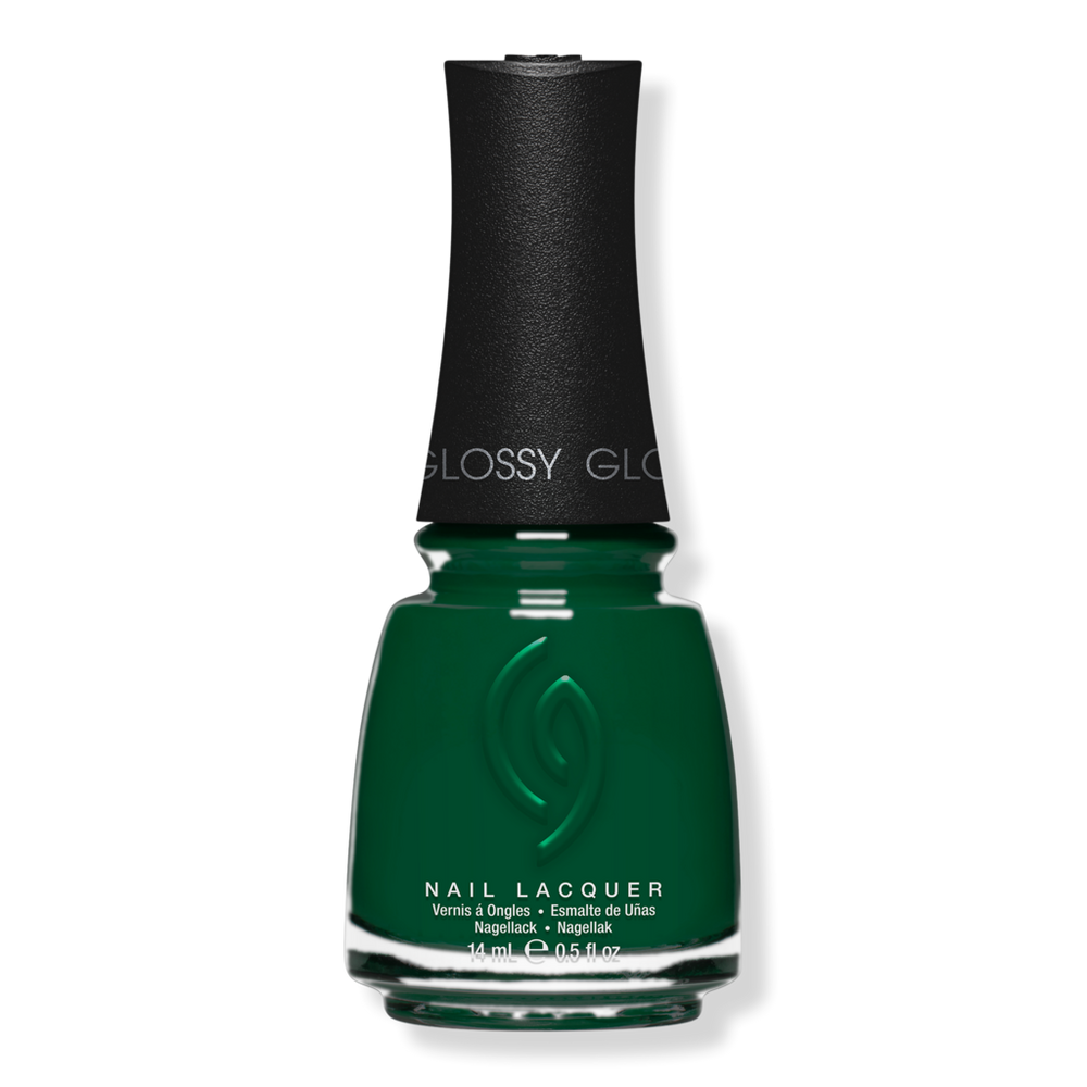 China Glaze Mega Pigment Nail Lacquer, Creme Cool Tones - Midnight Pine