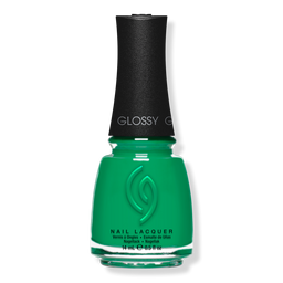 China Glaze Mega Pigment Nail Lacquer, Creme Warm Tones - Emerald Bae