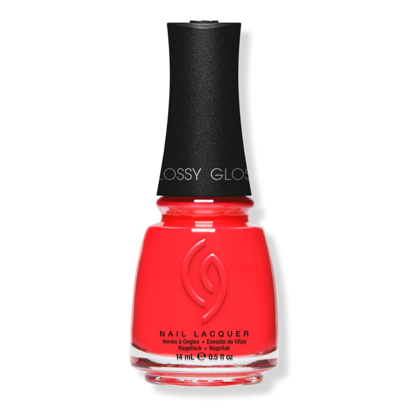 China Glaze - Cozy Crimson Mega Pigment Nail Lacquer, Crème Warm