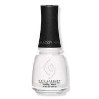 China Glaze - White On White Mega Pigment Nail Lacquer