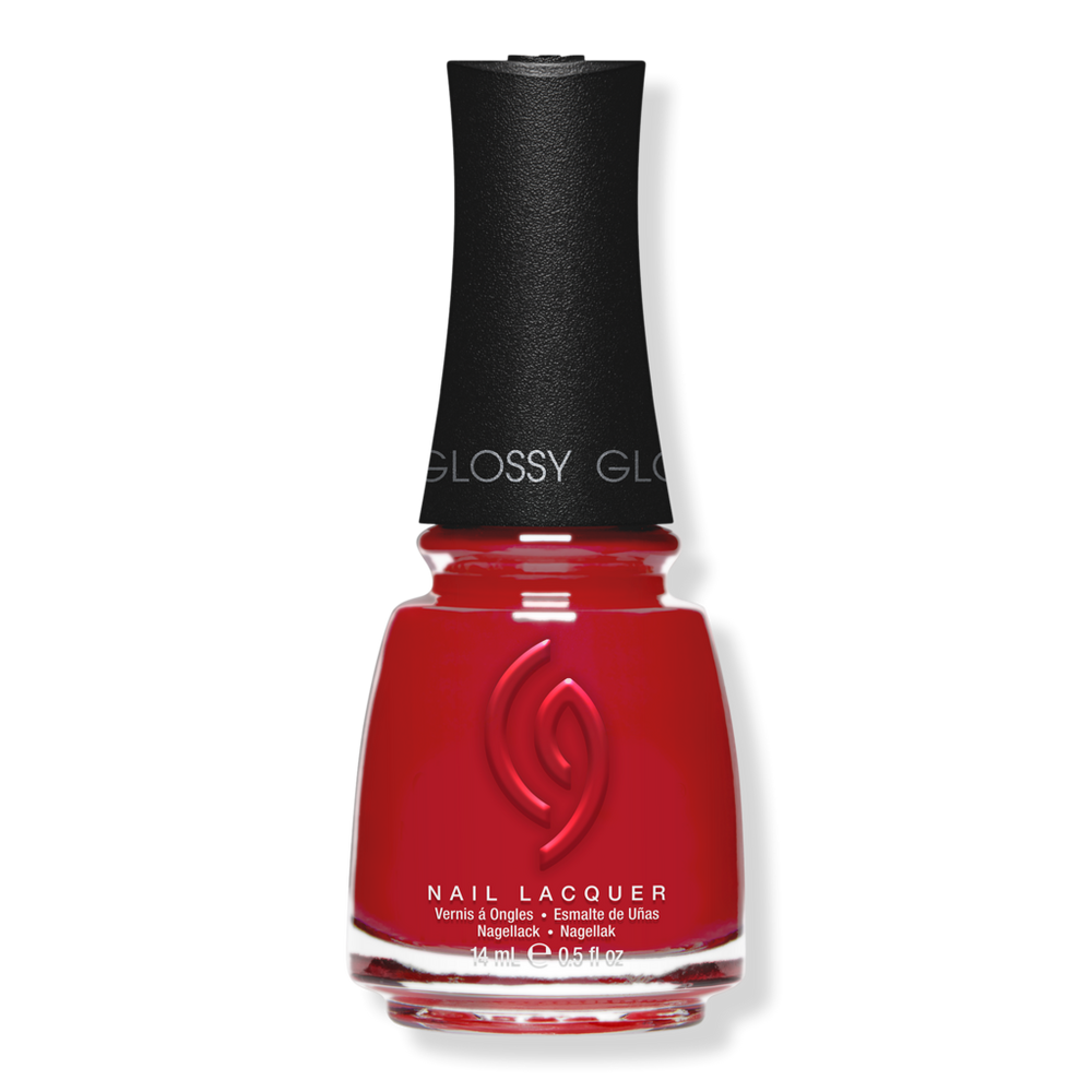 China Glaze Mega Pigment Nail Lacquer, Creme Warm Tones - Cozy Crimson