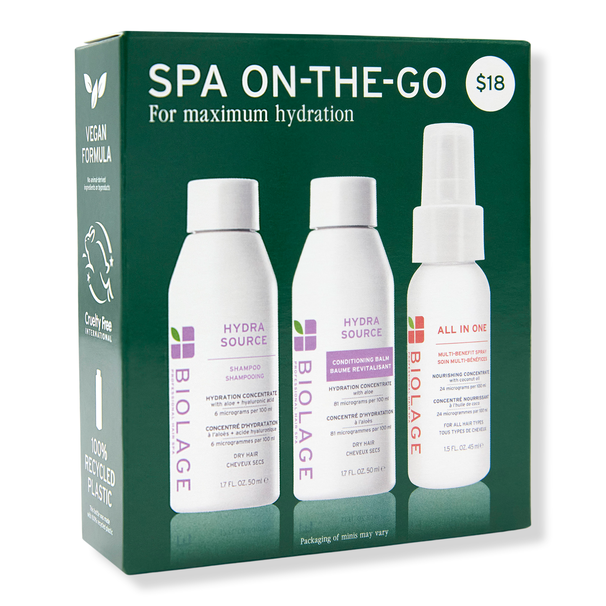 Biolage Hydra Source Spa On the Go Mini Kit #1