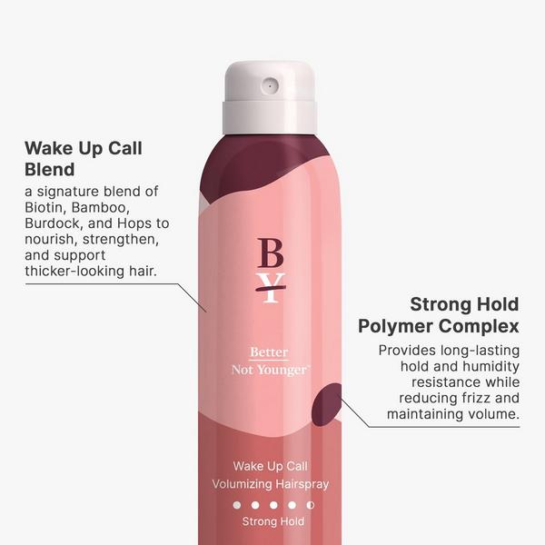 Better Not Younger Wake Up Call Strong Hold Volumizing Hairspray #2