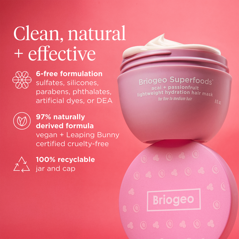 Briogeo Superfoods Acai + Passionfruit Lightweight Hydration Hair Mask #2
