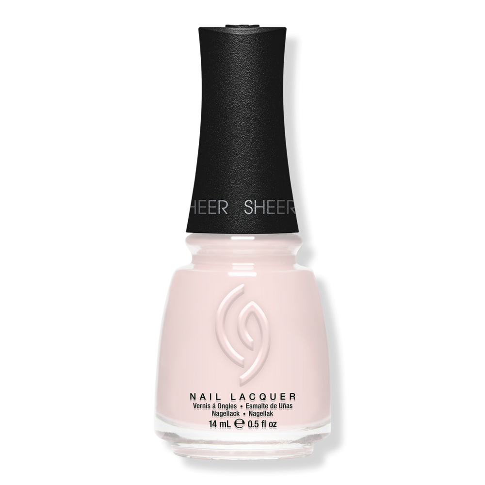 China Glaze Mega Pigment Nail Lacquer, Sheers - Light As Lace