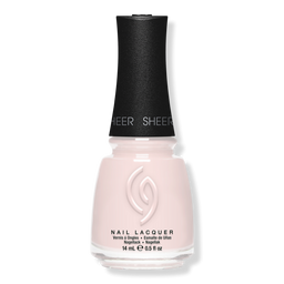 China Glaze Mega Pigment Nail Lacquer, Sheers - Light As Lace