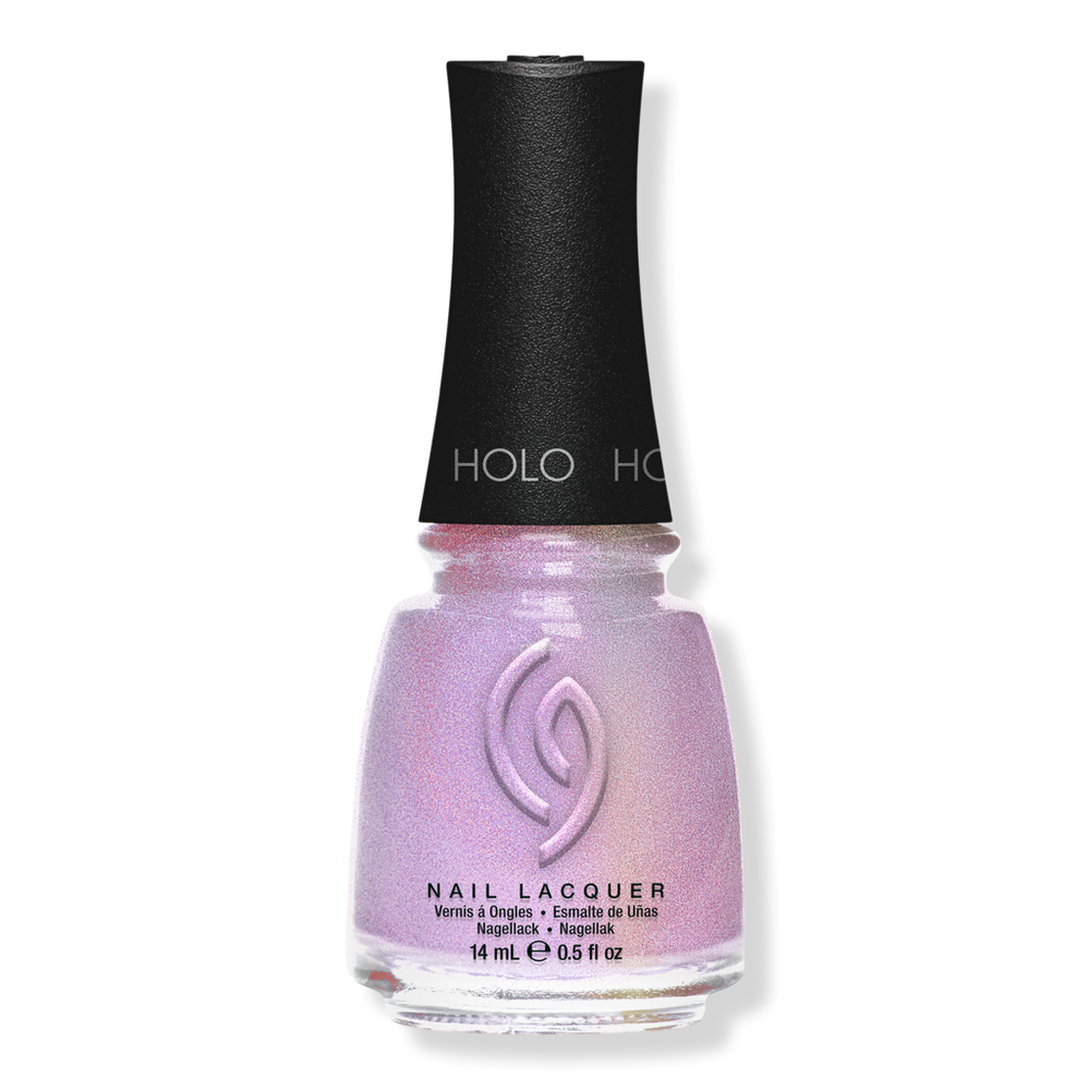 China Glaze Mega Pigment Nail Lacquer, Holographics - Shimmer & Bare It