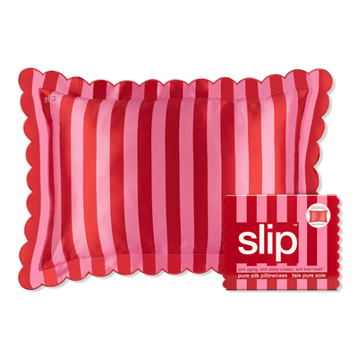 Slip Pure Silk Queen Pillowcase with Scalloped Edge