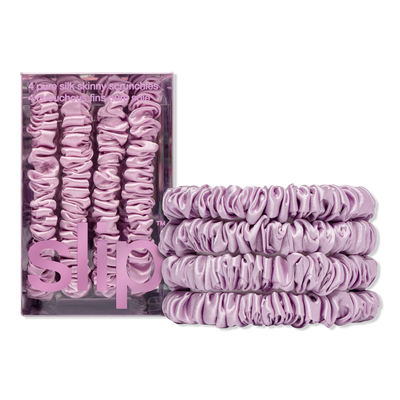 Slip slip pure silk skinny scrunchies - wildflower