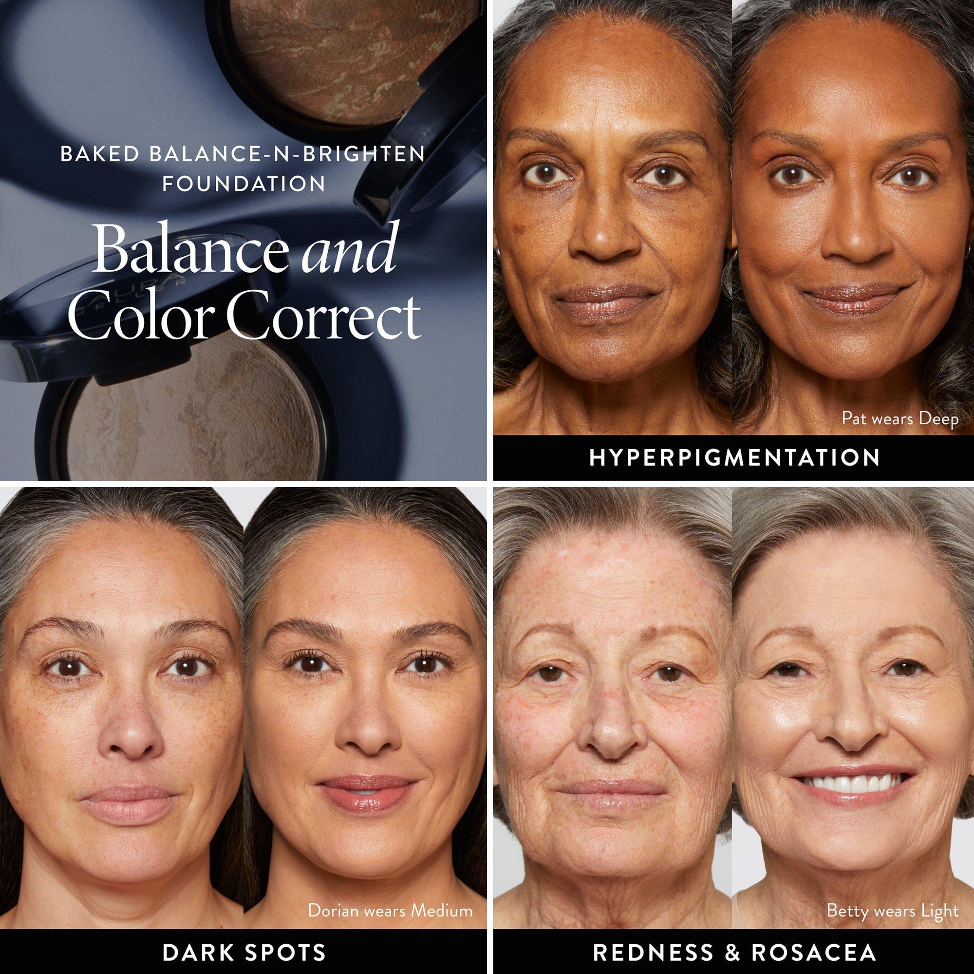Корректирующая тональная основа Laura Geller Baked Balance-n-Brighten, цвет: Глубокий — фото 4