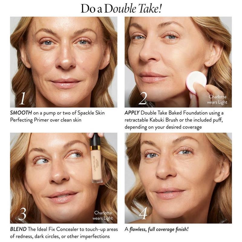 LAURA GELLER - Porcelain Double Take Baked Full Coverage