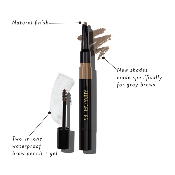 LAURA GELLER Sculpt-N-Stay Waterproof Brow Pencil & Gel #3