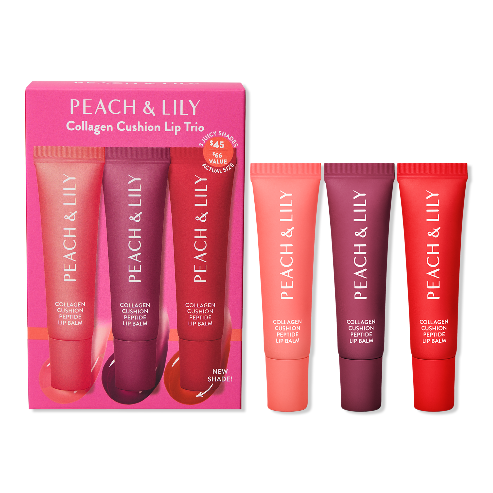 PEACH & LILY Collagen Cushion Lip Trio #1
