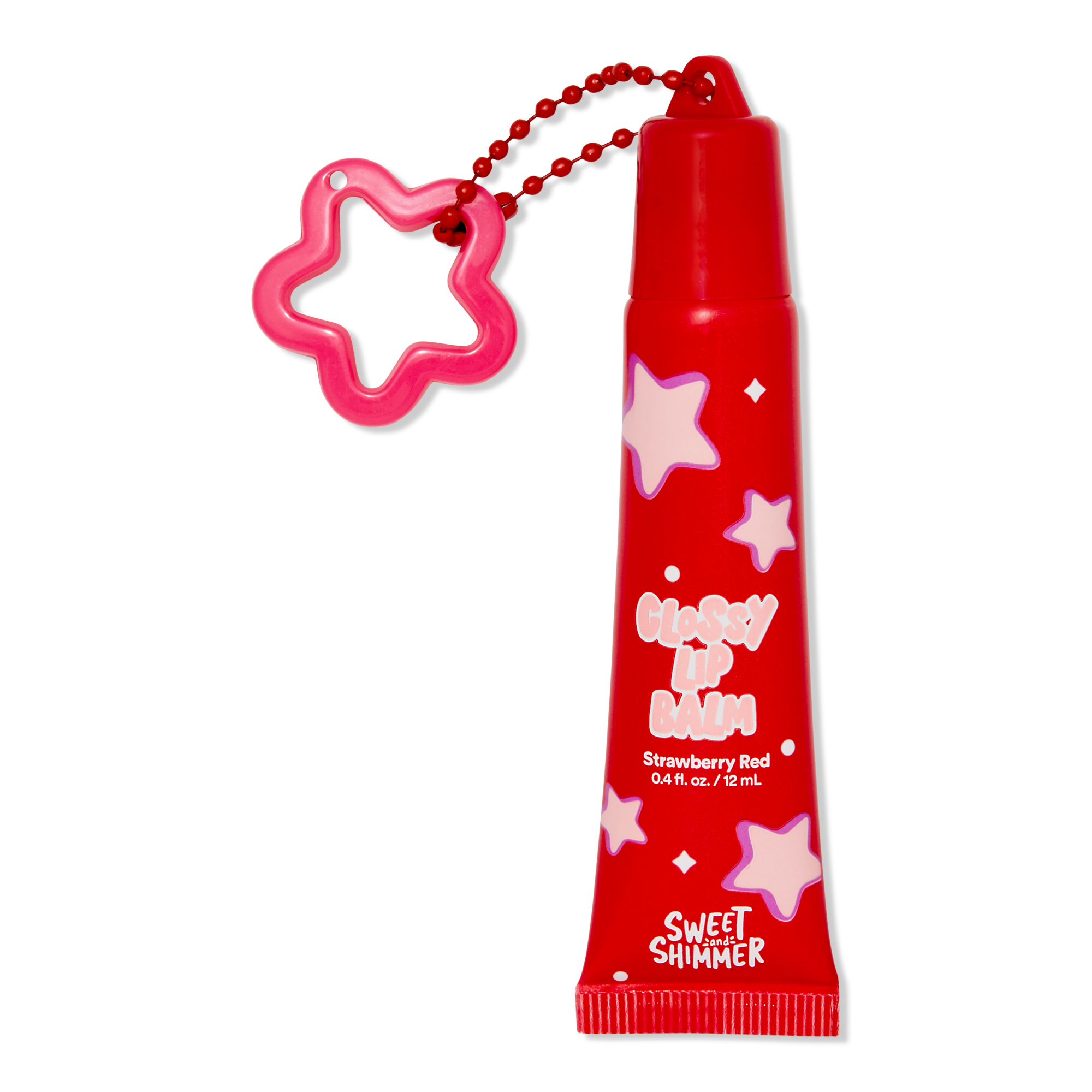 Sweet & Shimmer Strawberry Red Glossy Lip Balm #1