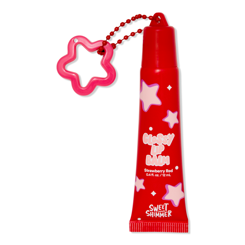Sweet & Shimmer Strawberry Red Glossy Lip Balm