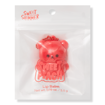 Sweet & Shimmer Sweet Peach Teddy Lip Balm