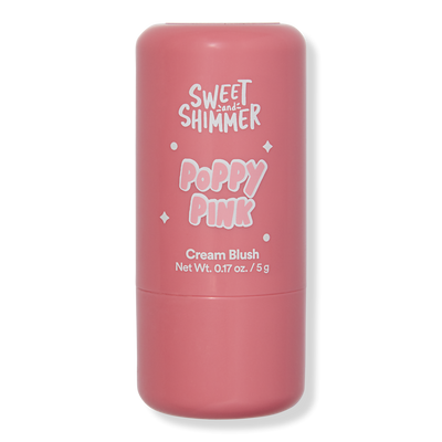 Sweet & Shimmer Poppy Pink Cream Blush Stick
