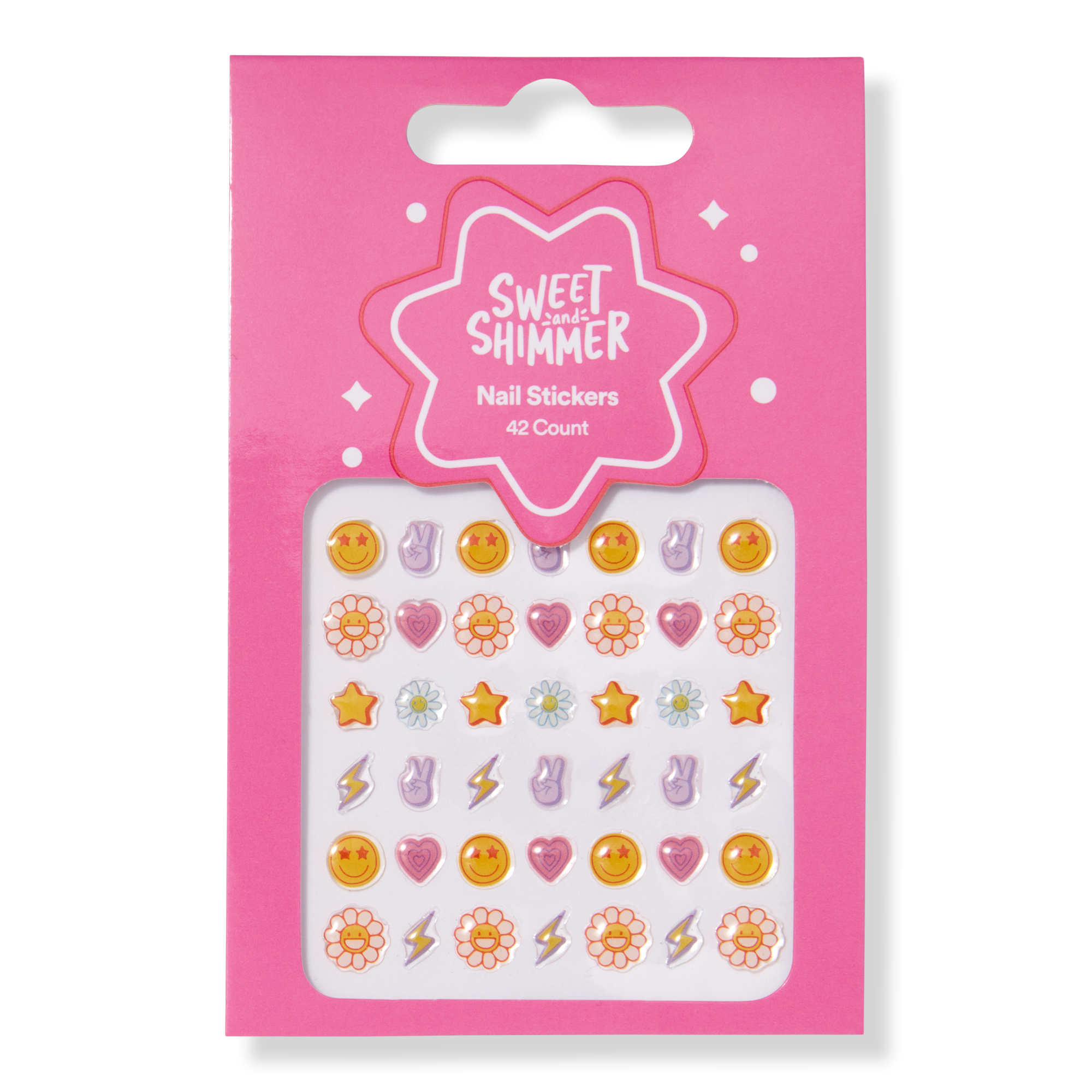Sweet & Shimmer Nail Art Stickers #1