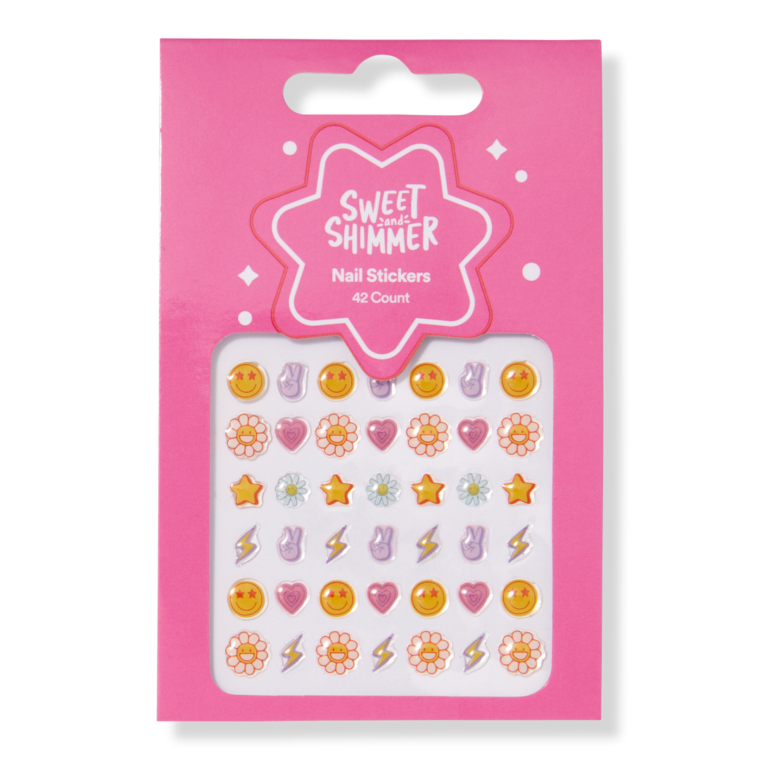 Sweet & Shimmer Nail Art Stickers #1