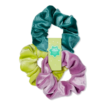 Sweet & Shimmer Scrunchie Trio