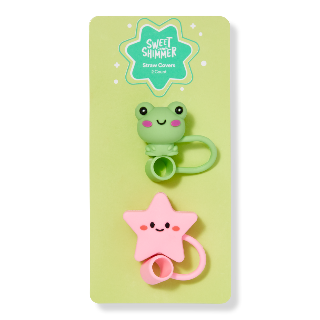 Sweet & Shimmer Straw Cover Duo #1