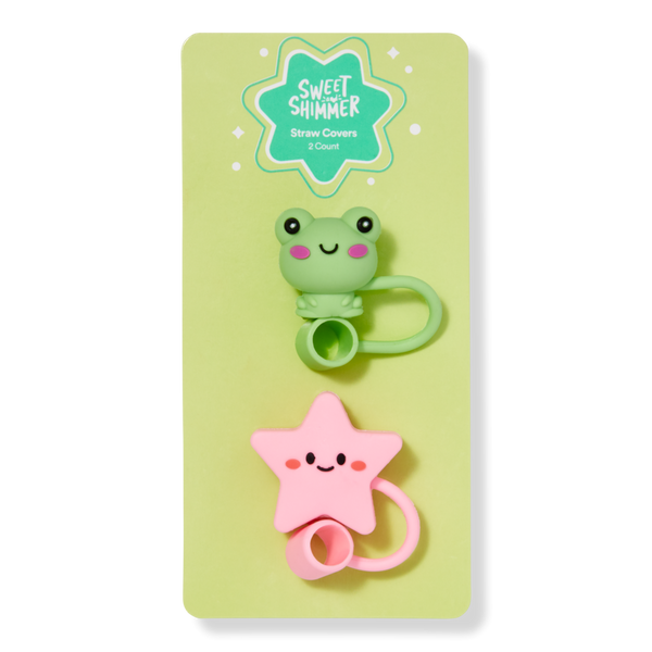 Sweet & Shimmer Straw Cover Duo #1