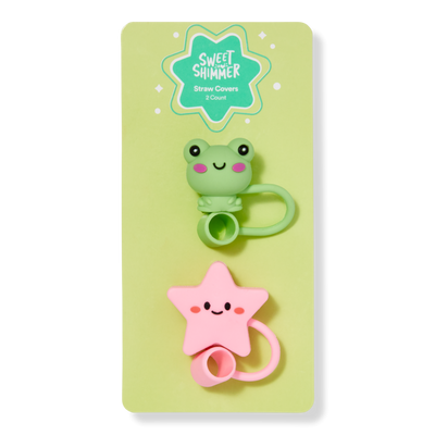 Sweet & Shimmer Straw Cover Duo