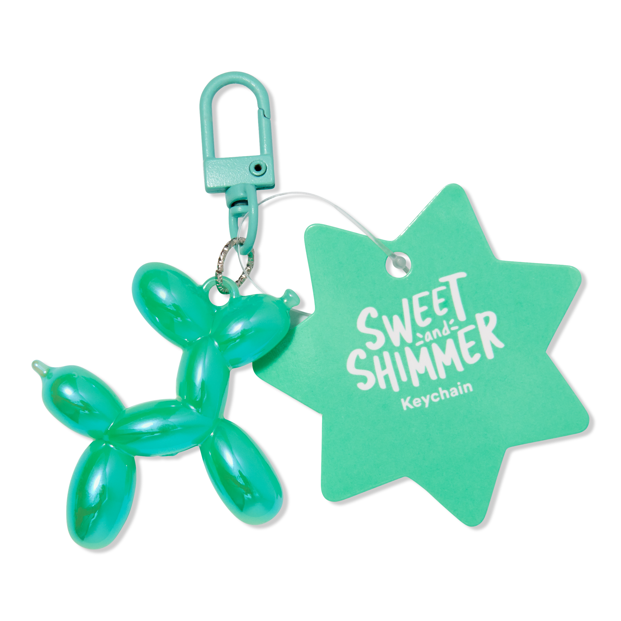 Sweet & Shimmer Balloon Dog Keychain #1