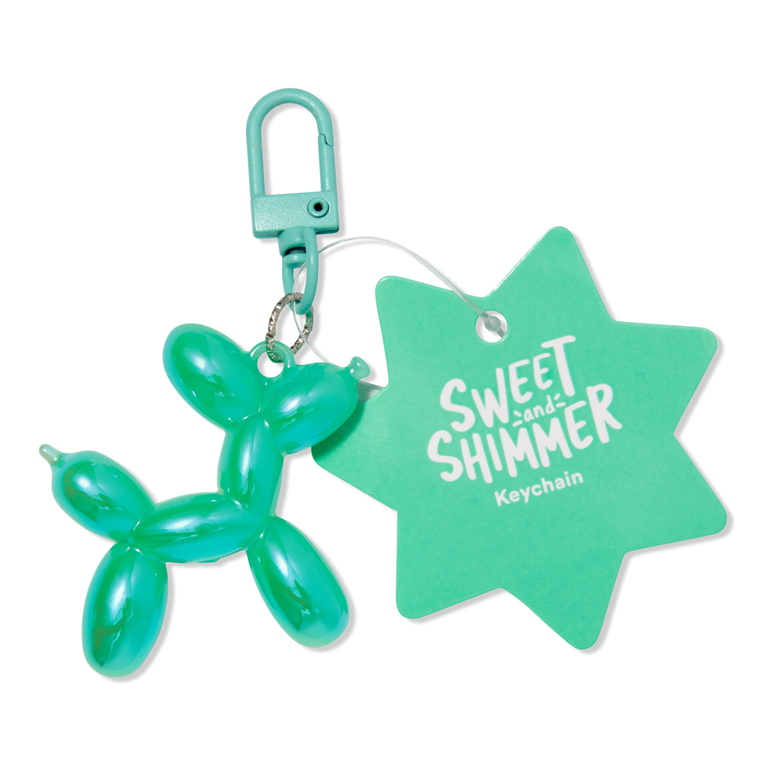 Sweet & Shimmer Balloon Dog Keychain #1