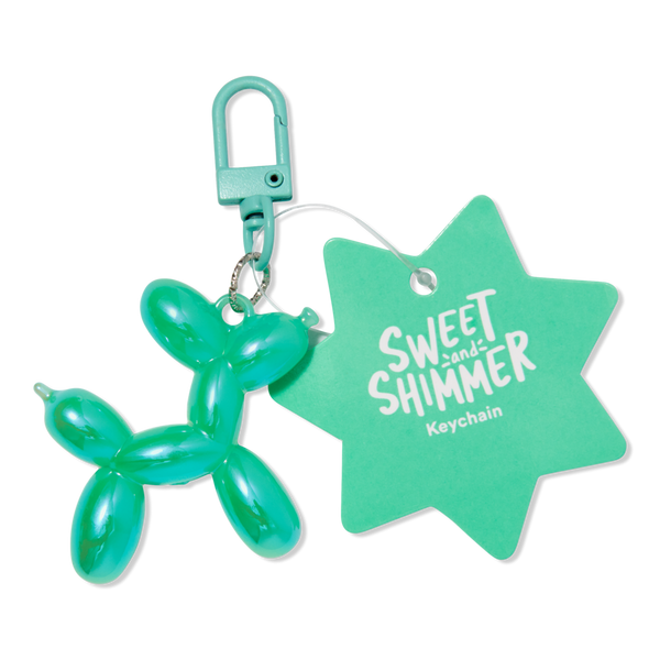 Sweet & Shimmer Balloon Dog Keychain #1
