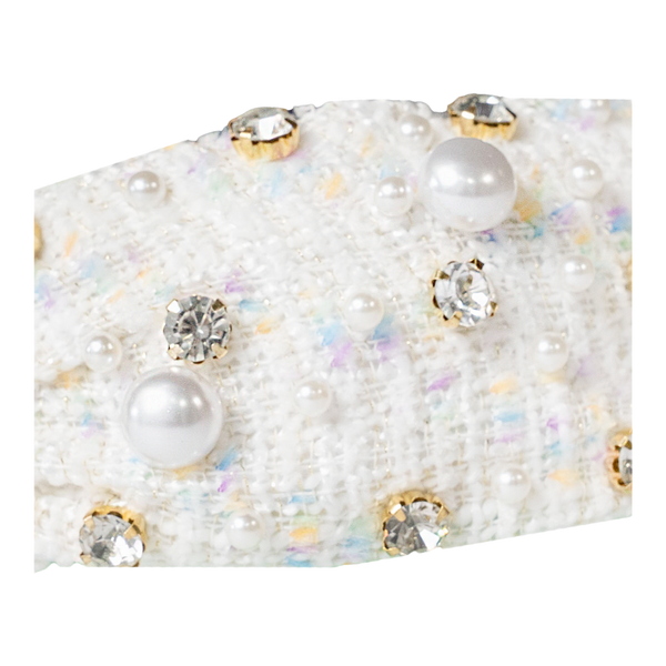 Locks & Mane Plaid & Pearl Headband #4