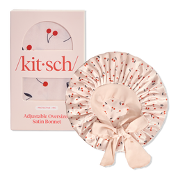 Kitsch Adjustable Oversized Satin Bonnet