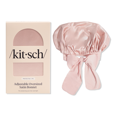 Kitsch Adjustable Oversized Satin Bonnet