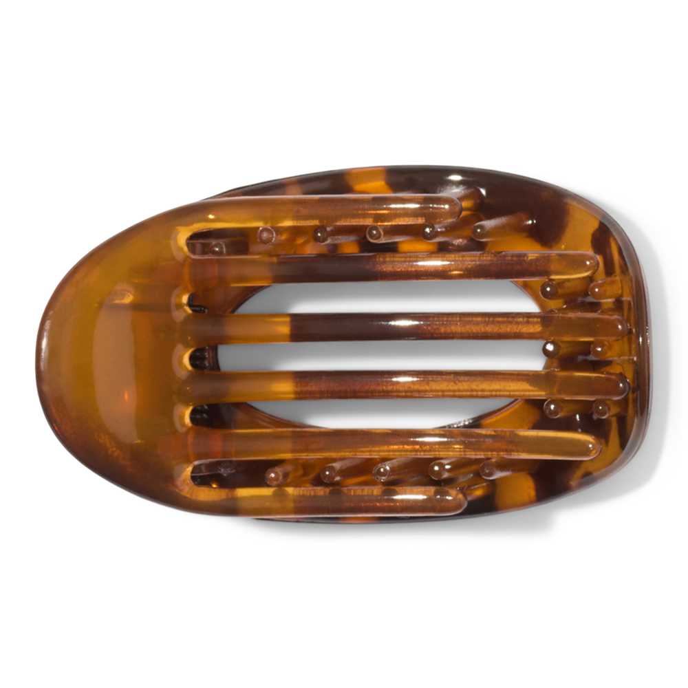 Tortoise Cloud Flat Claw Clip - Medium