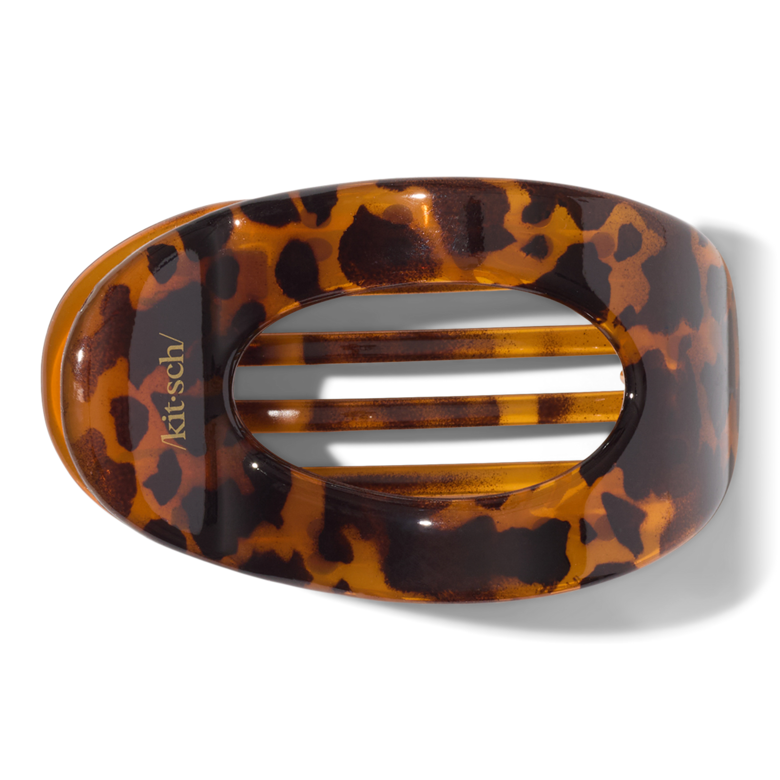 Tortoise Cloud Flat Claw Clip - Large