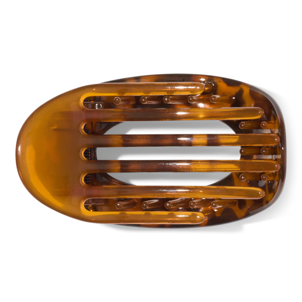 Tortoise Cloud Flat Claw Clip - Large