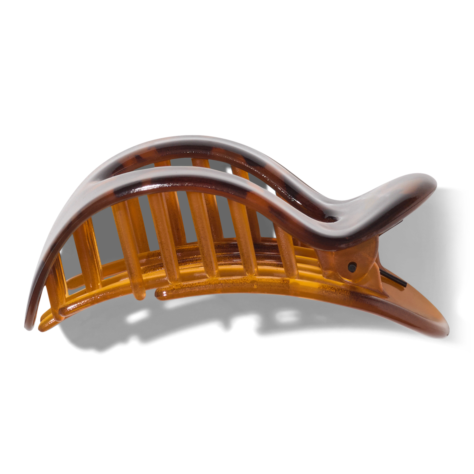 Tortoise Cloud Flat Claw Clip - Large